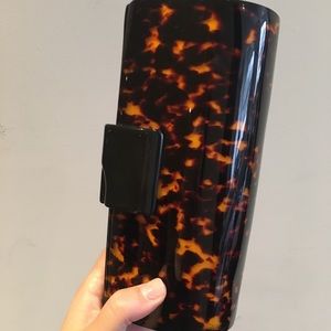 J.Crew Tortoise Shell Hard Clutch